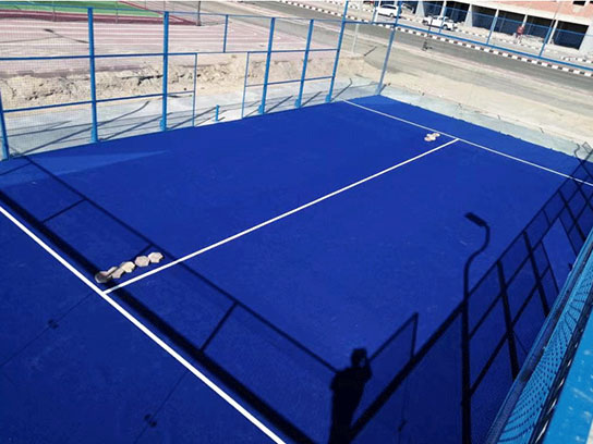 A Padel Court in the Middle East