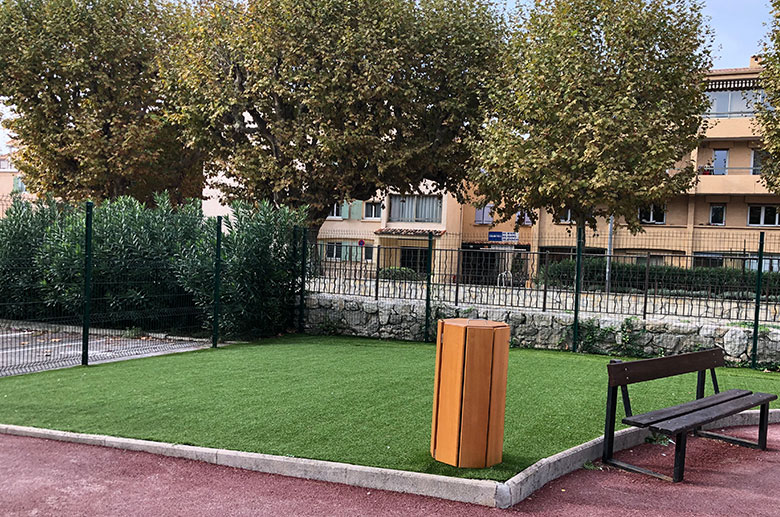 A civic park in France